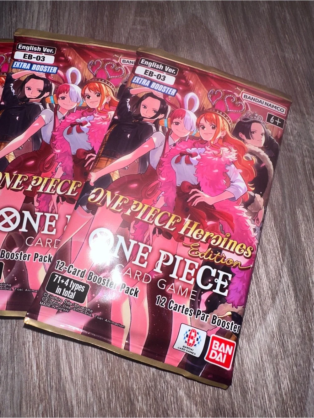 One Piece EB03 ENGLISH Booster Packs - Heroines Edition x5